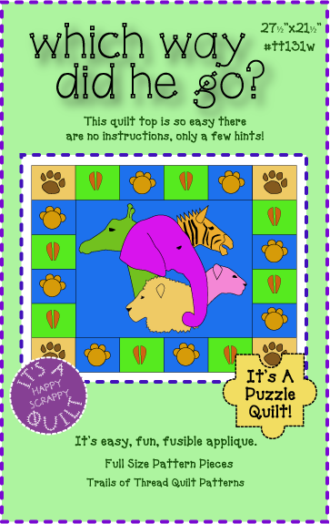which way did he go quilt pattern